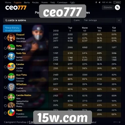 Análise da popularidade do site ceo777 entre os jogadores